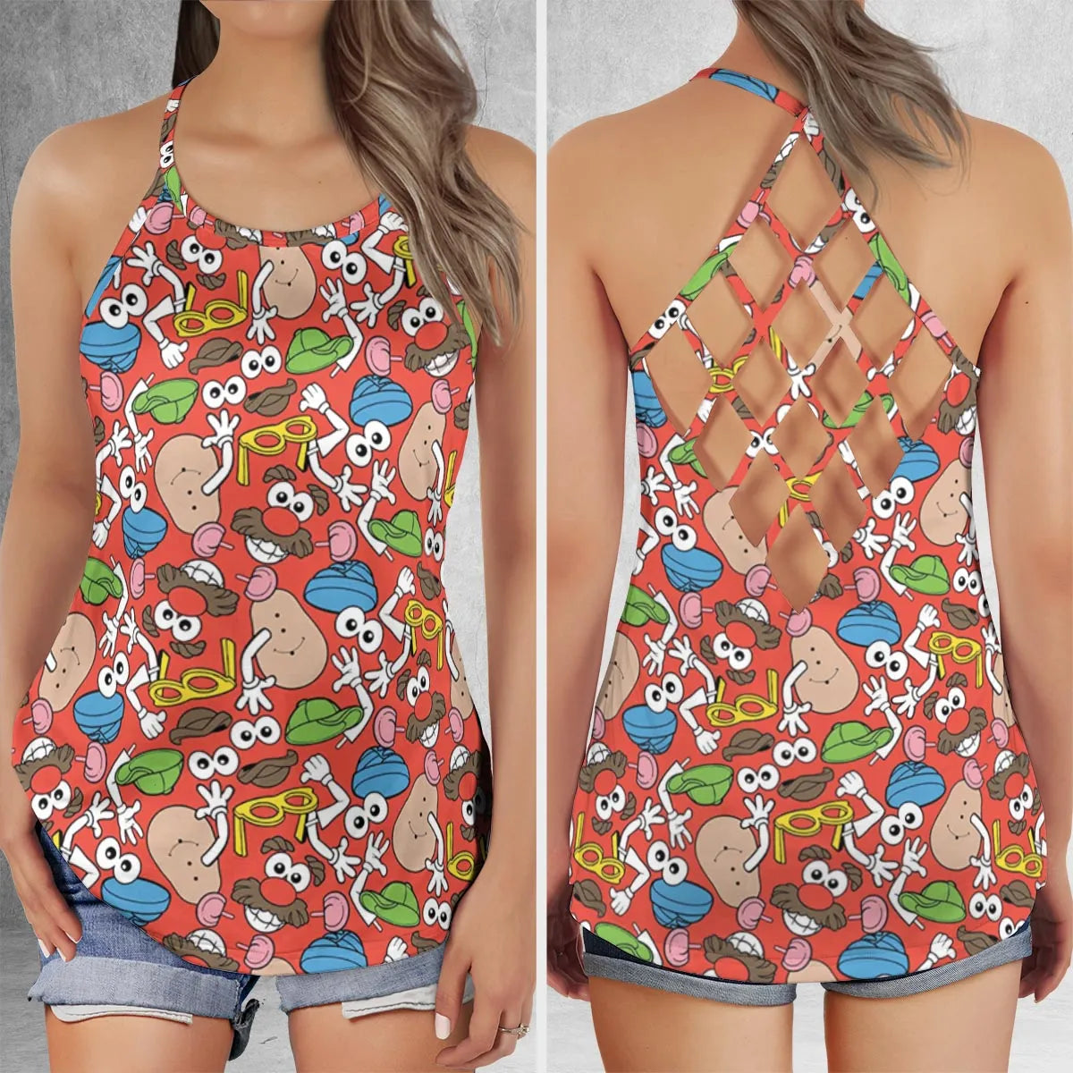 Criss Cross Tank Top - 8R5CXD2N