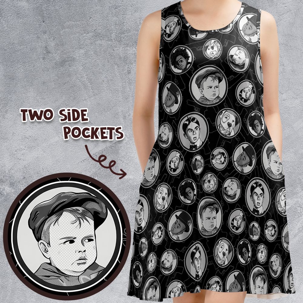 Sleeveless Dress - 3322RRRC -  - 1