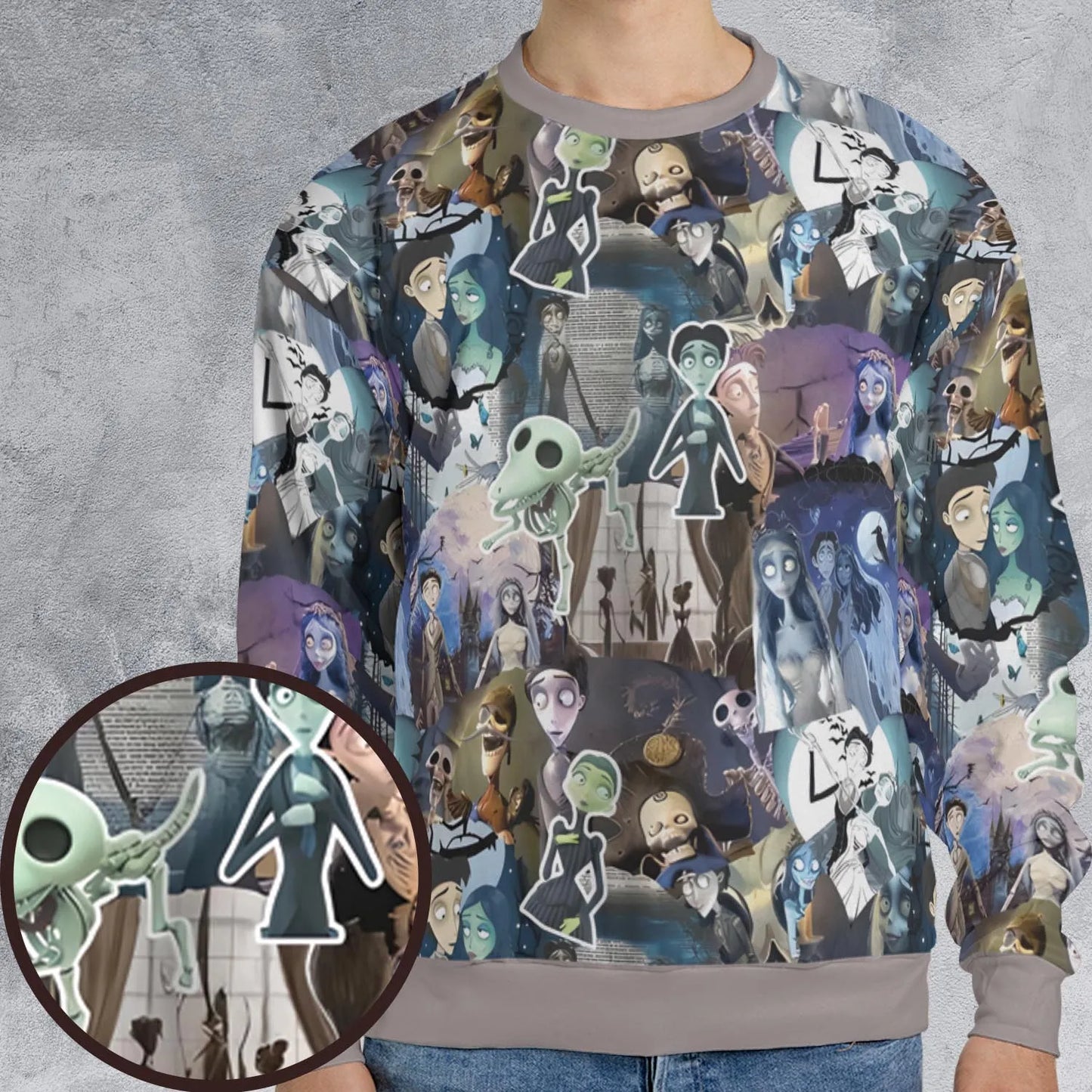 All-over Print Sweatshirt - TUR6Z8BL