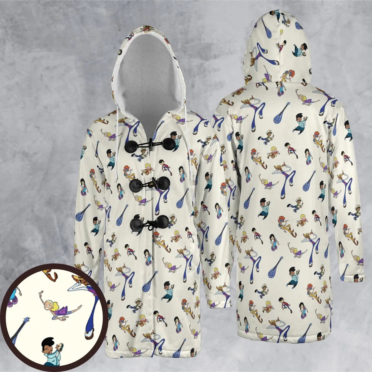 Hooded Cloak Coat - JZQG15AV