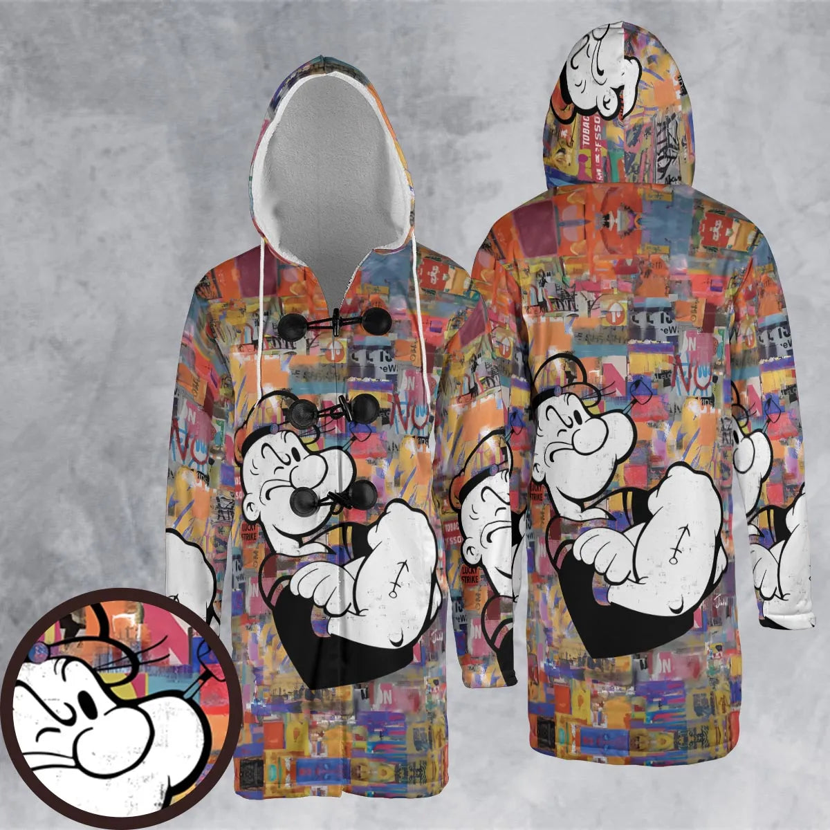 Hooded Cloak Coat - LW1XBHXE