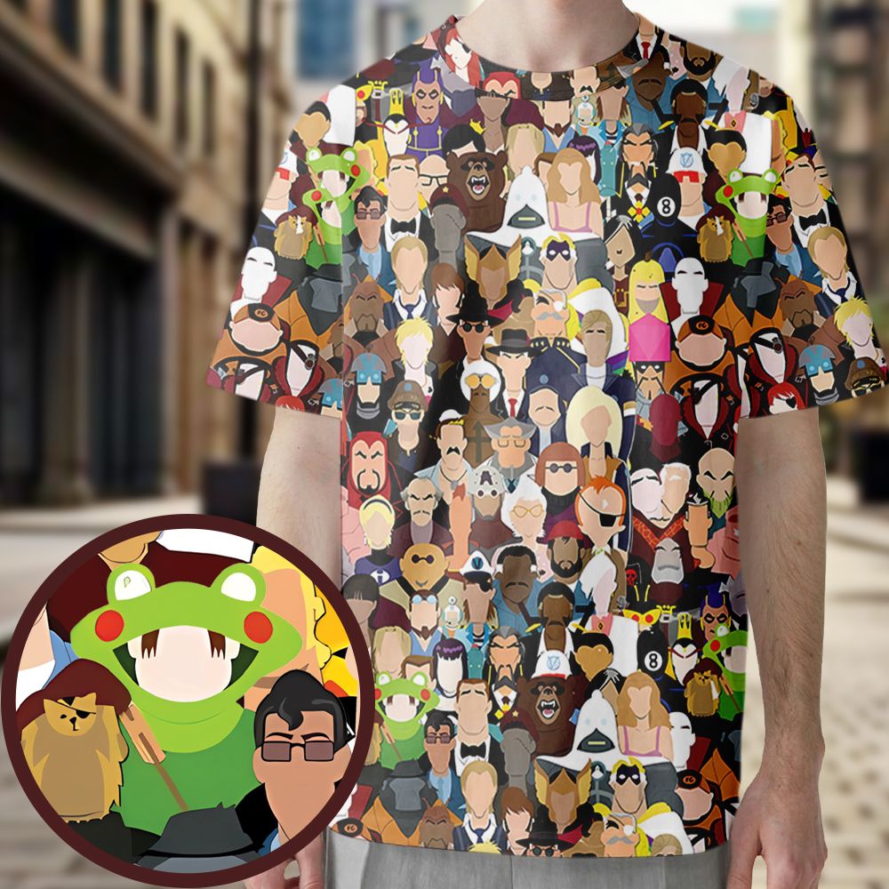 All-Over Print Unisex T-Shirt - T4EP6F7P -  - 1