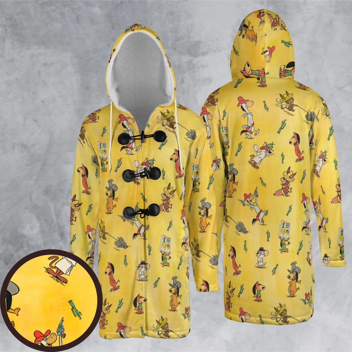 Hooded Cloak Coat - 7CUBFCWR