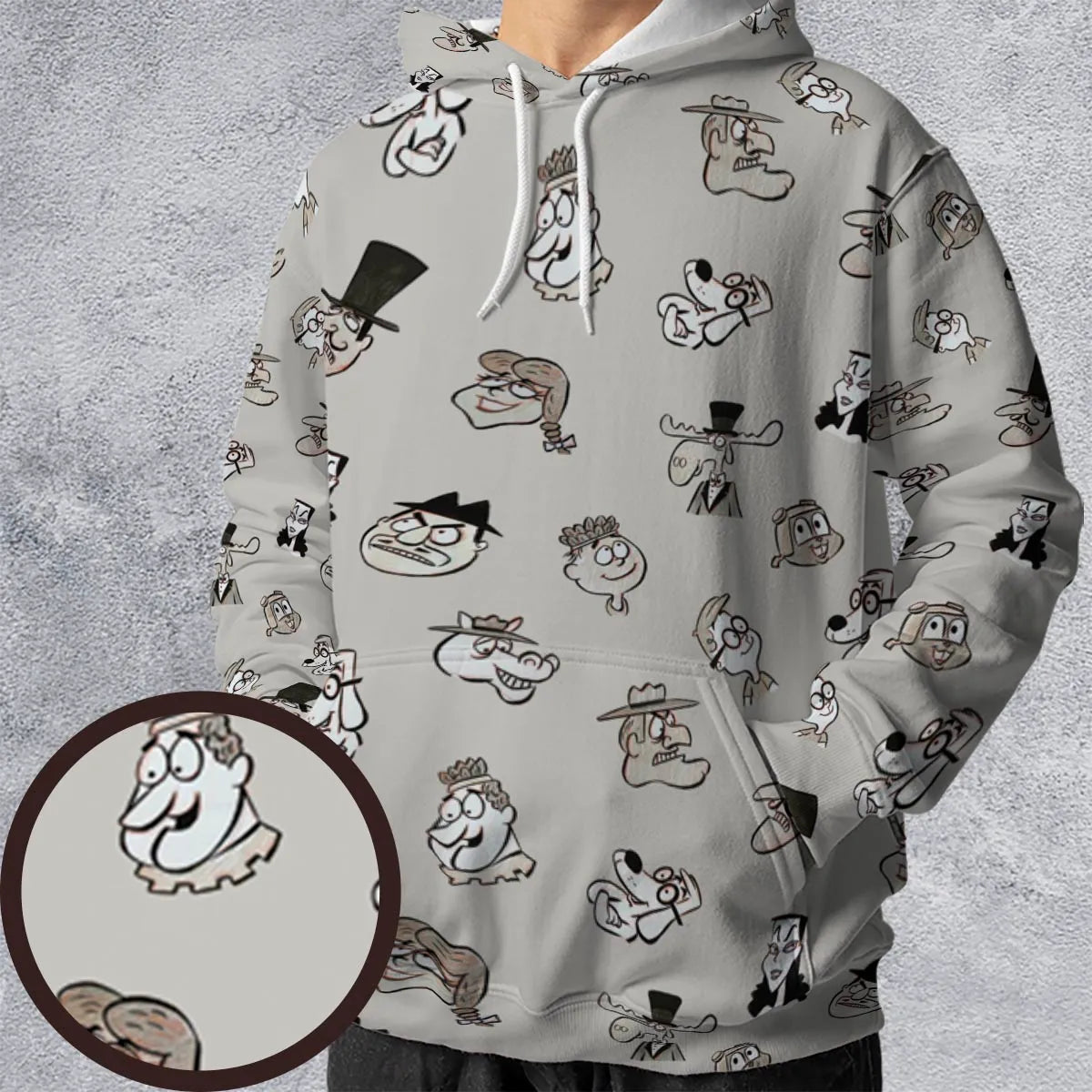 All-over Print Hoodie - BKRUP2MP
