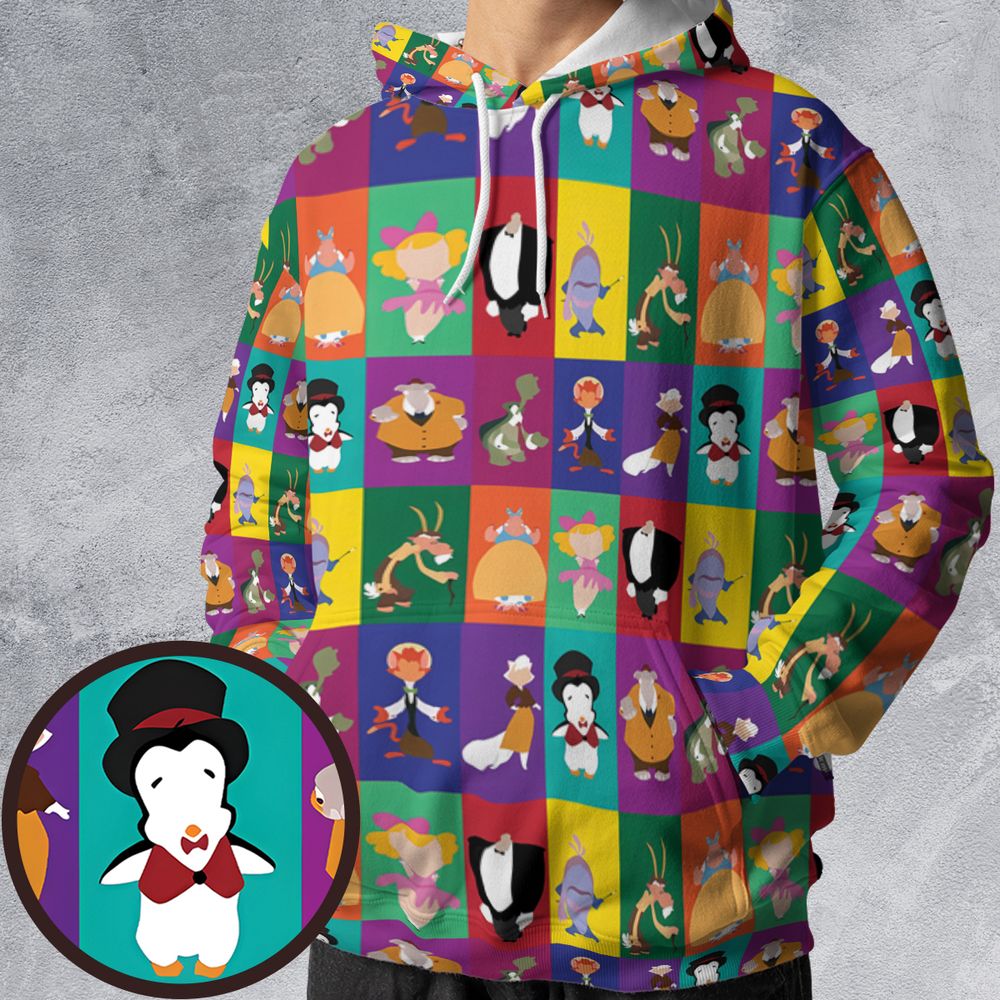 All-over Print Hoodie - V7DTK5E3 -  - 1