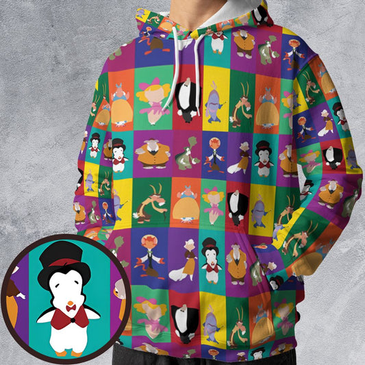 All-over Print Hoodie - V7DTK5E3 -  - 1