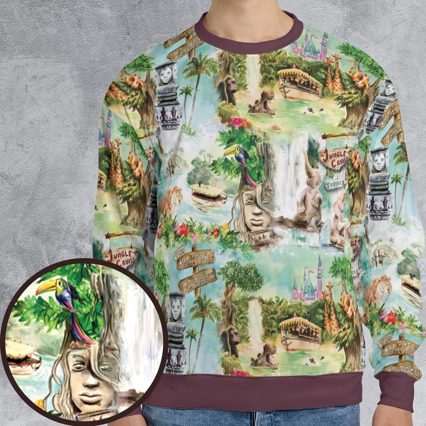 All-over Print Sweatshirt - XERQFBXP