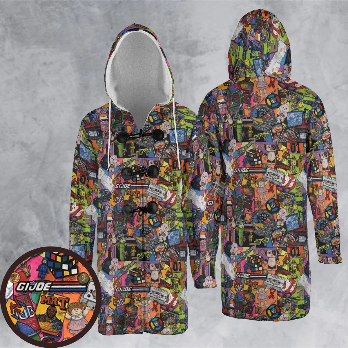 Hooded Cloak Coat - N5P1458G