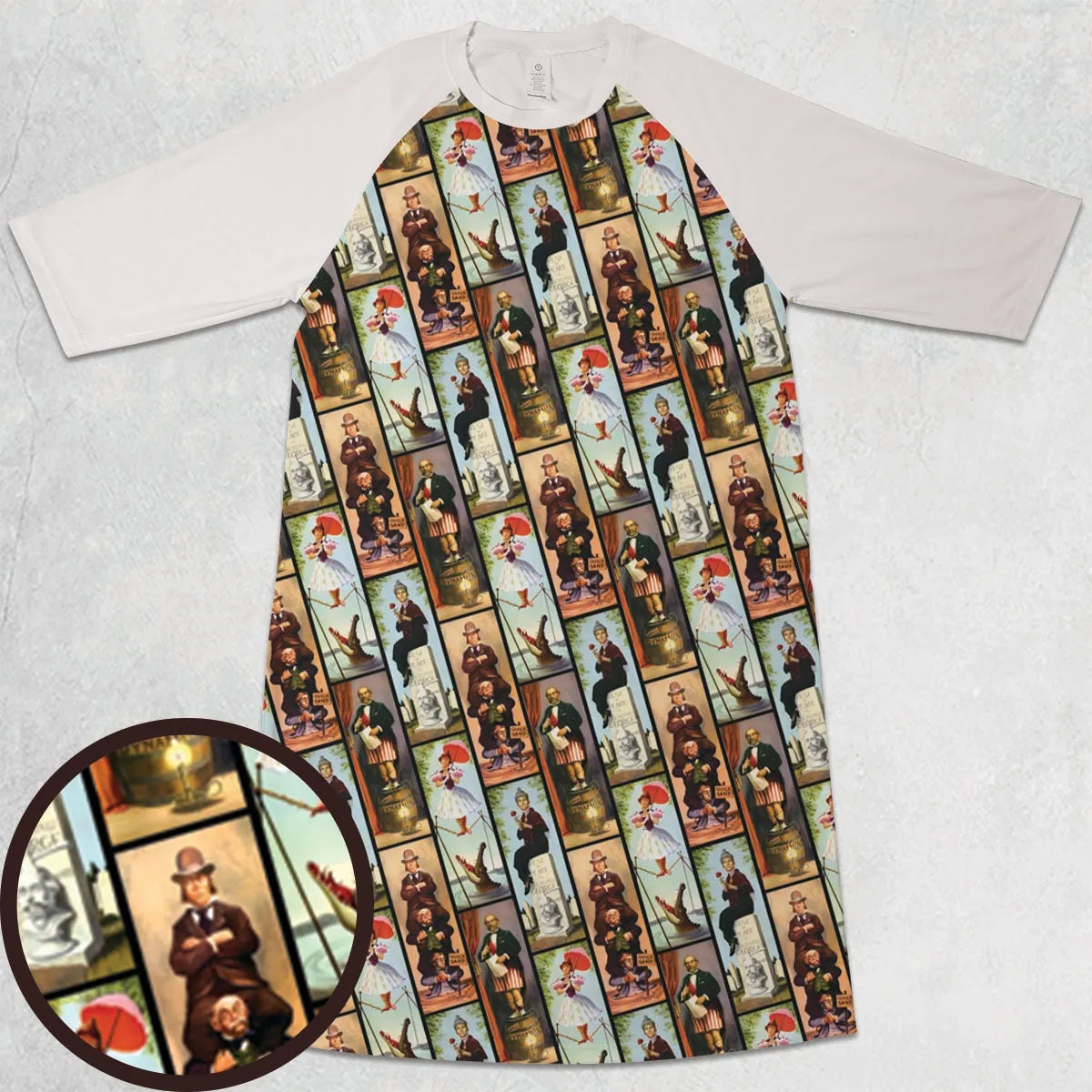 3/4 Sleeve Raglan Dress - UECNVCPM