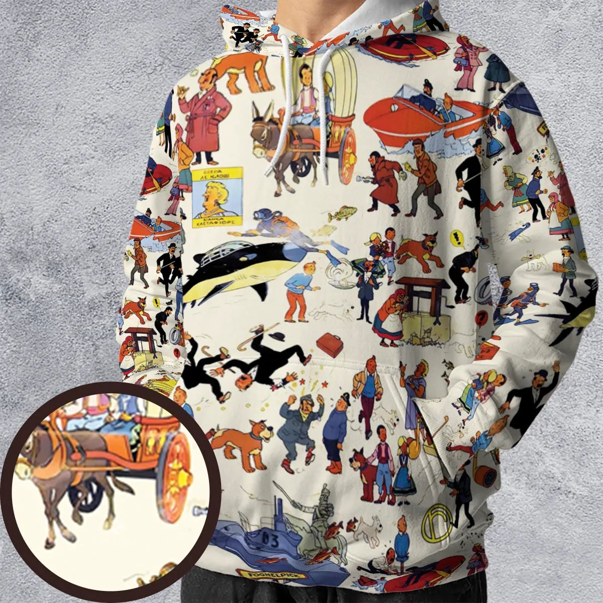 All-over Print Hoodie - R8SQ7YQT