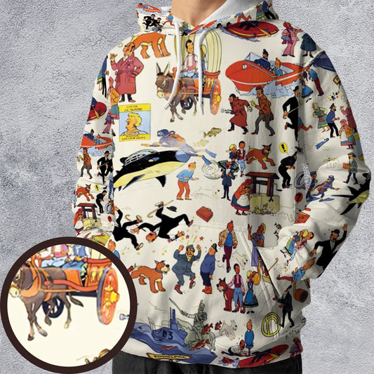All-over Print Hoodie - R8SQ7YQT
