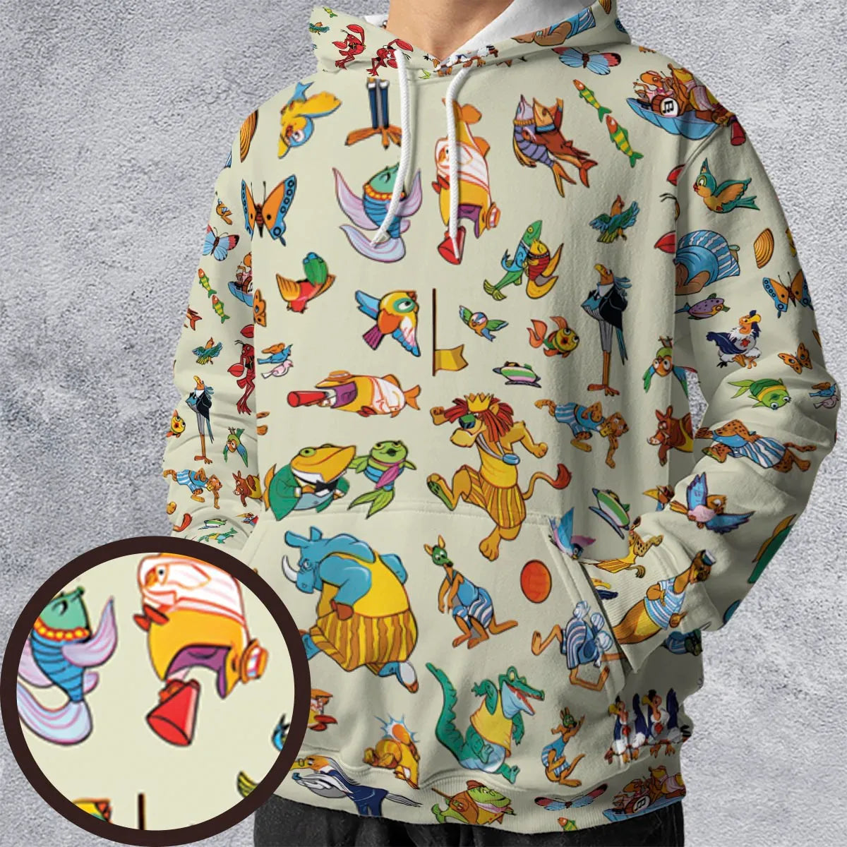 All-over Print Hoodie - 12H356J3