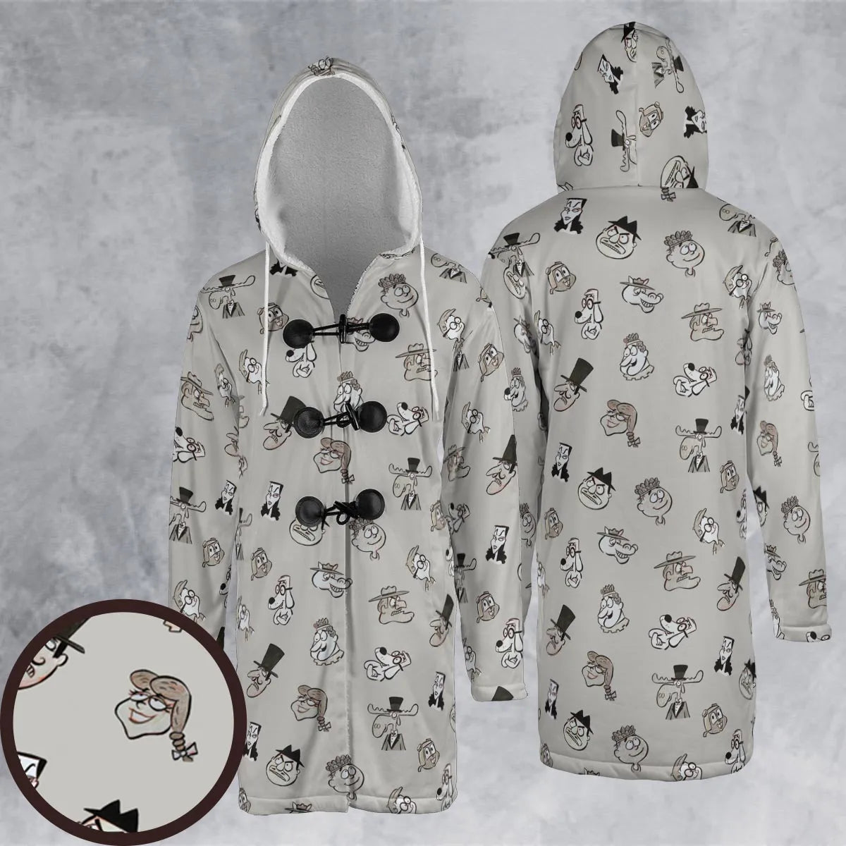 Hooded Cloak Coat - APAJYV1N