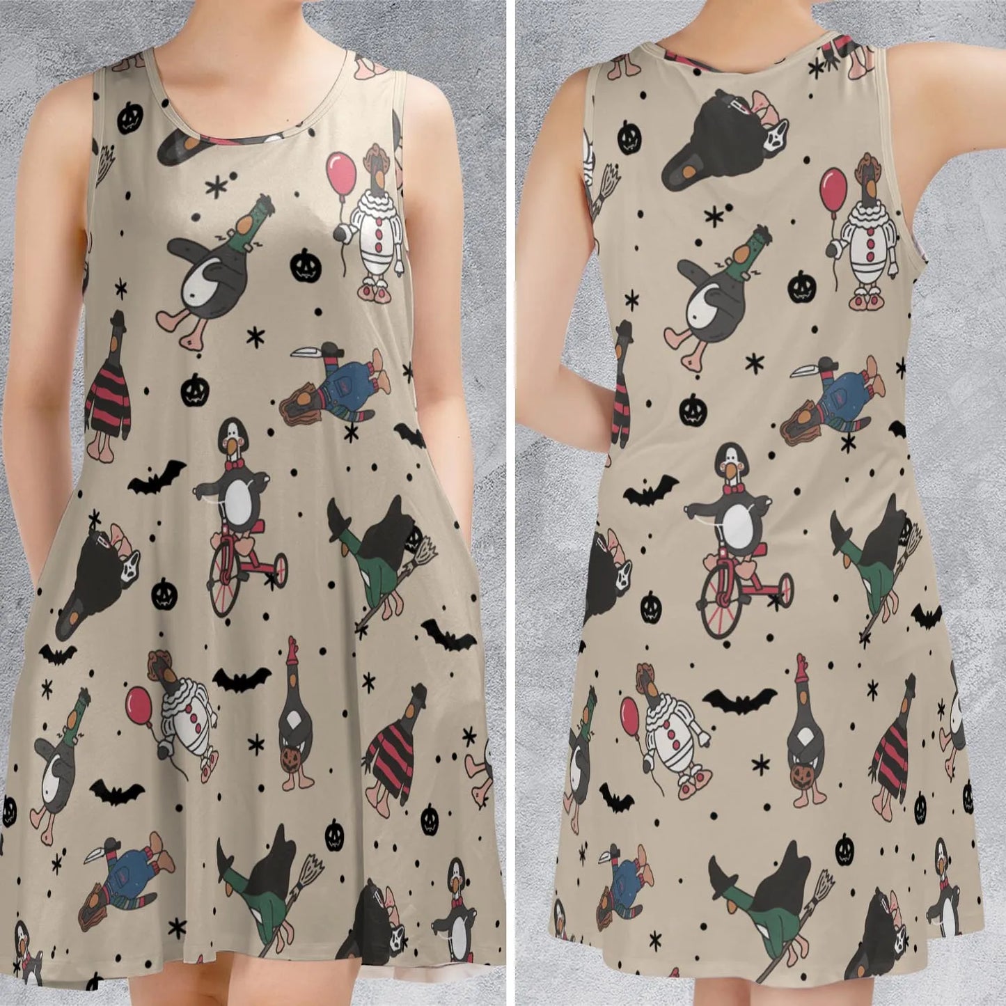 Sleeveless Dress - WWLX4LF5