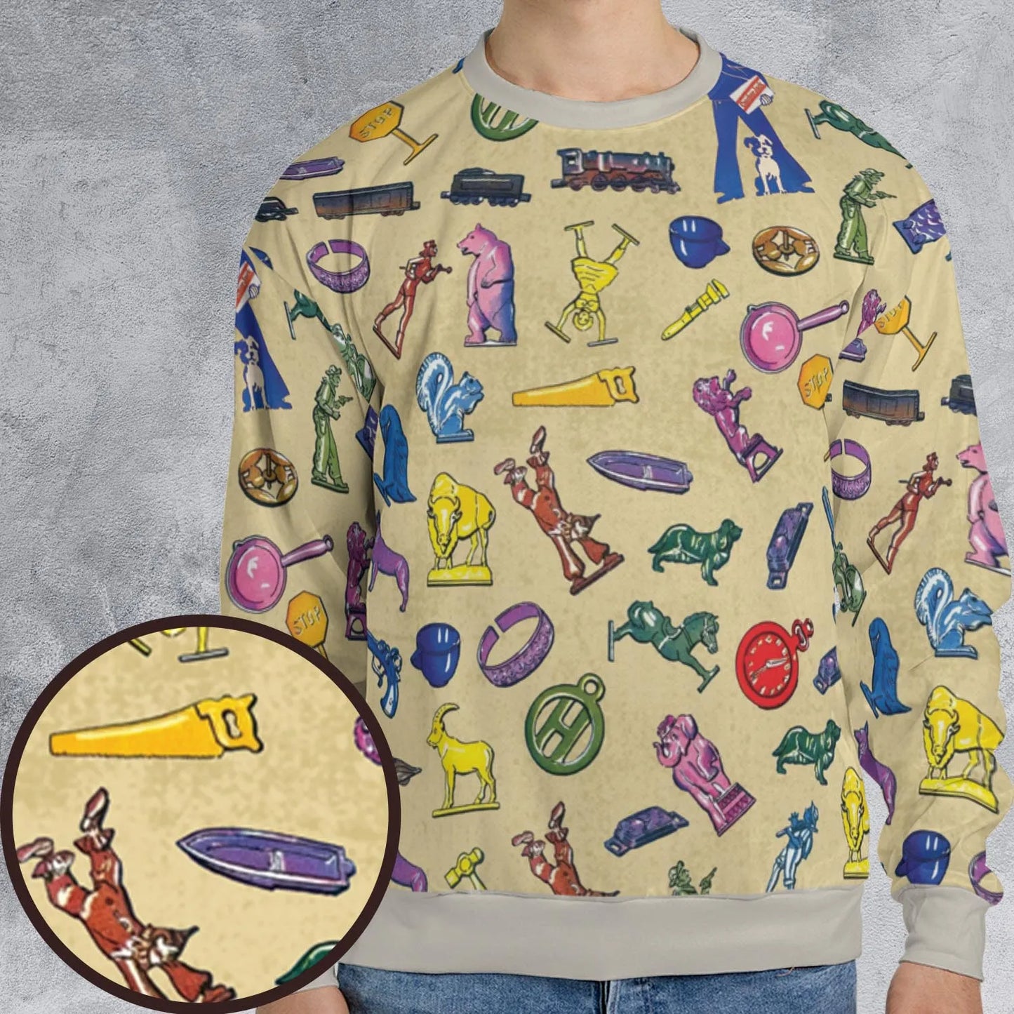 All-over Print Sweatshirt - FGFU2BDM