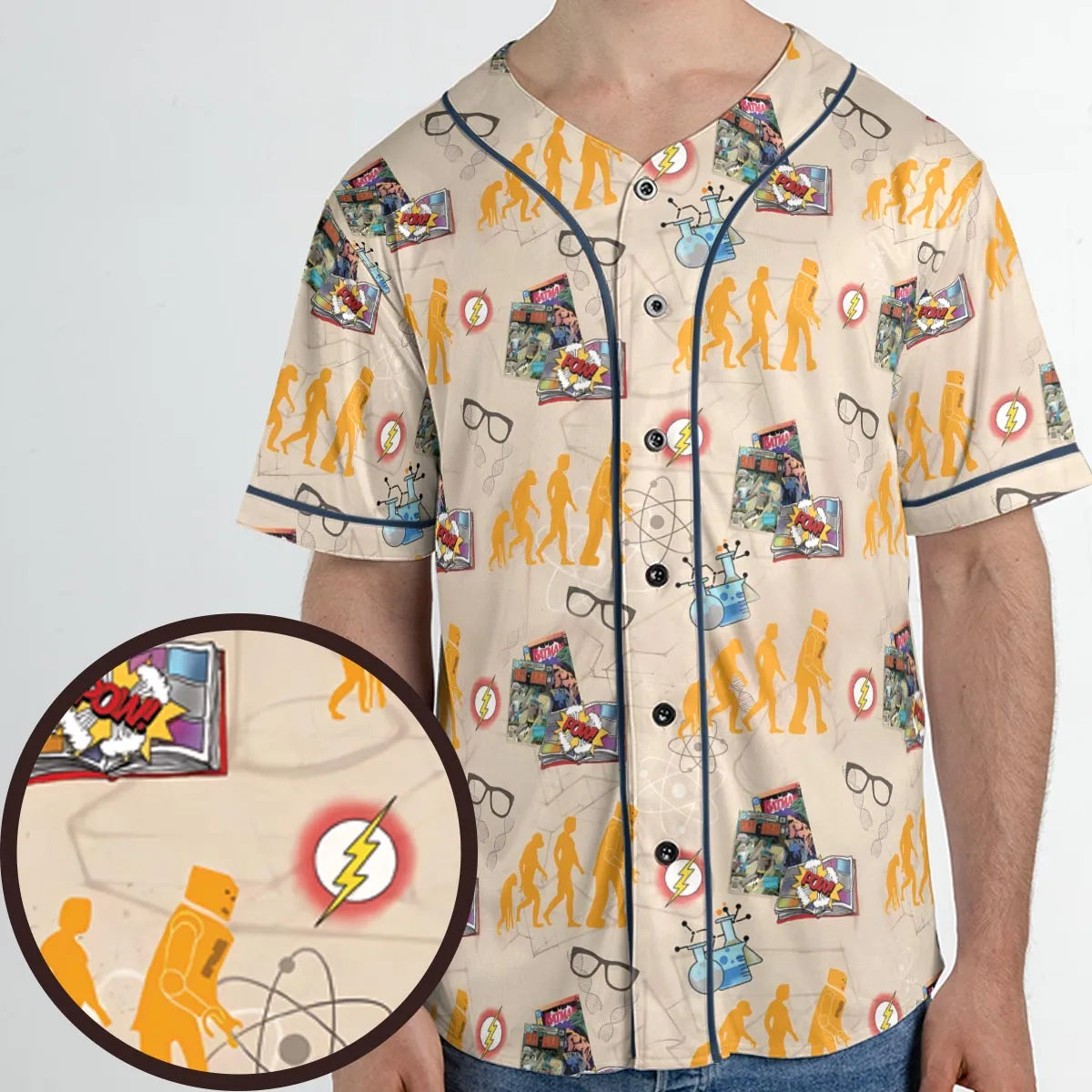 Unisex Baseball Jersey - B19CJFWN