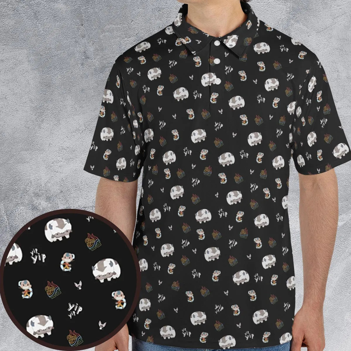 AOP Men/Women Polo Shirt - KZPP3ZBT