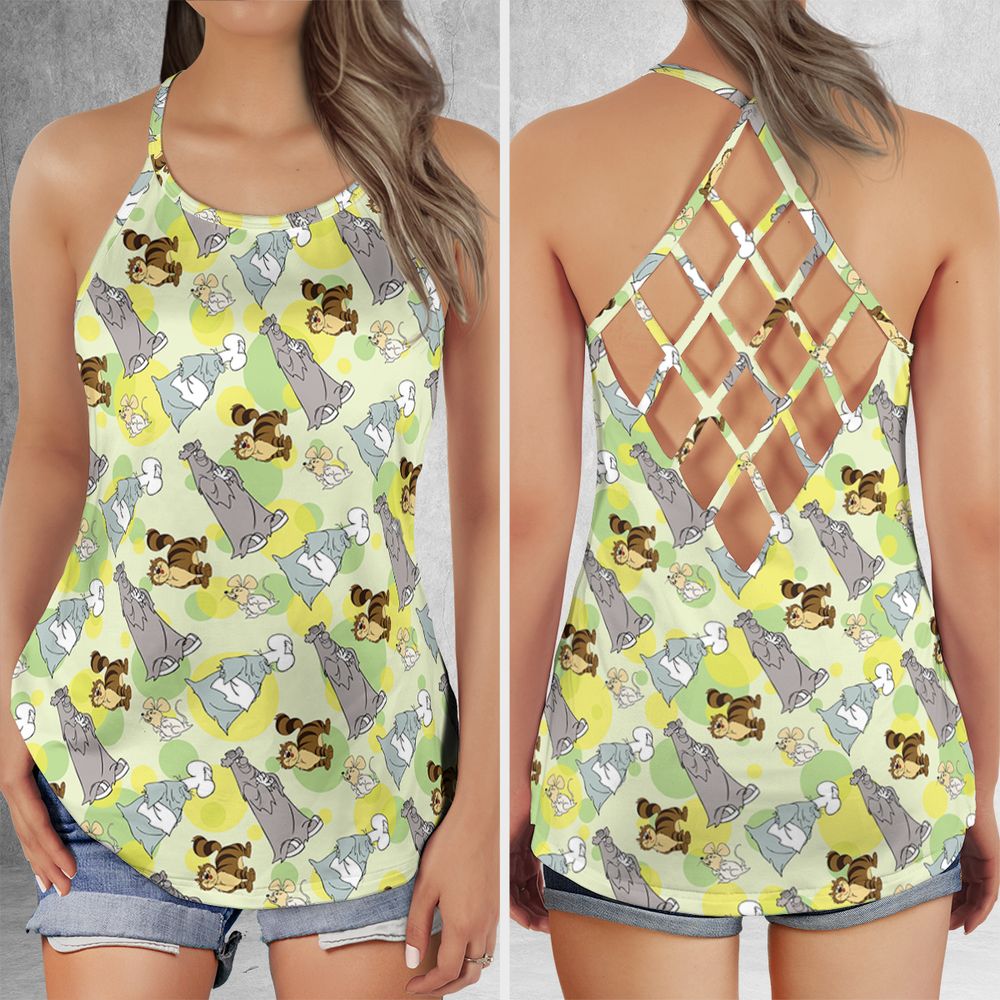Criss Cross Tank Top - 6CKBQ5GB -  - 1