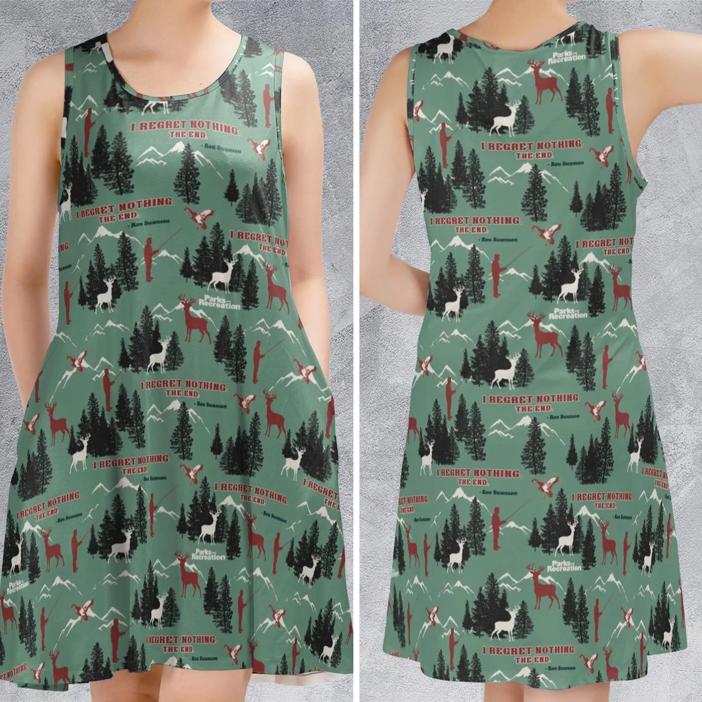 Sleeveless Dress - 77WGX9JU