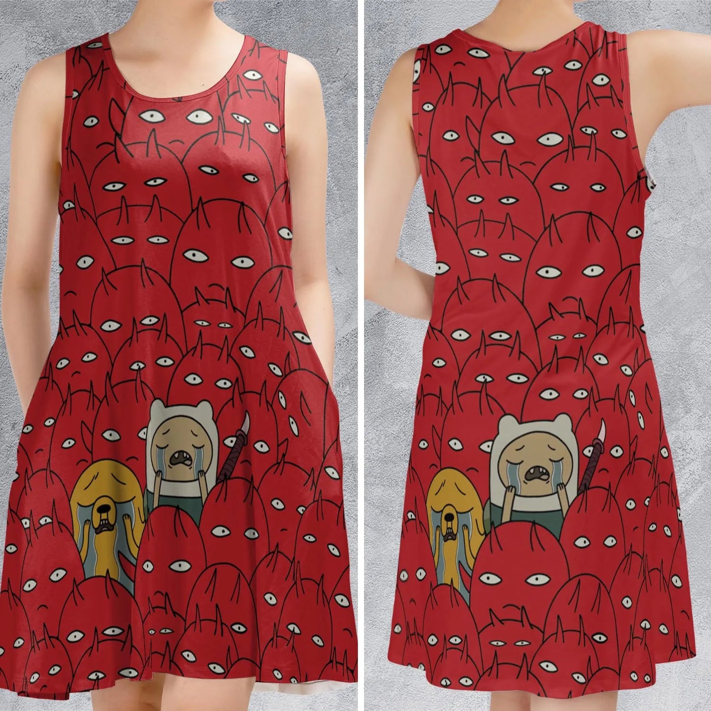 Sleeveless Dress - 858NBJSK