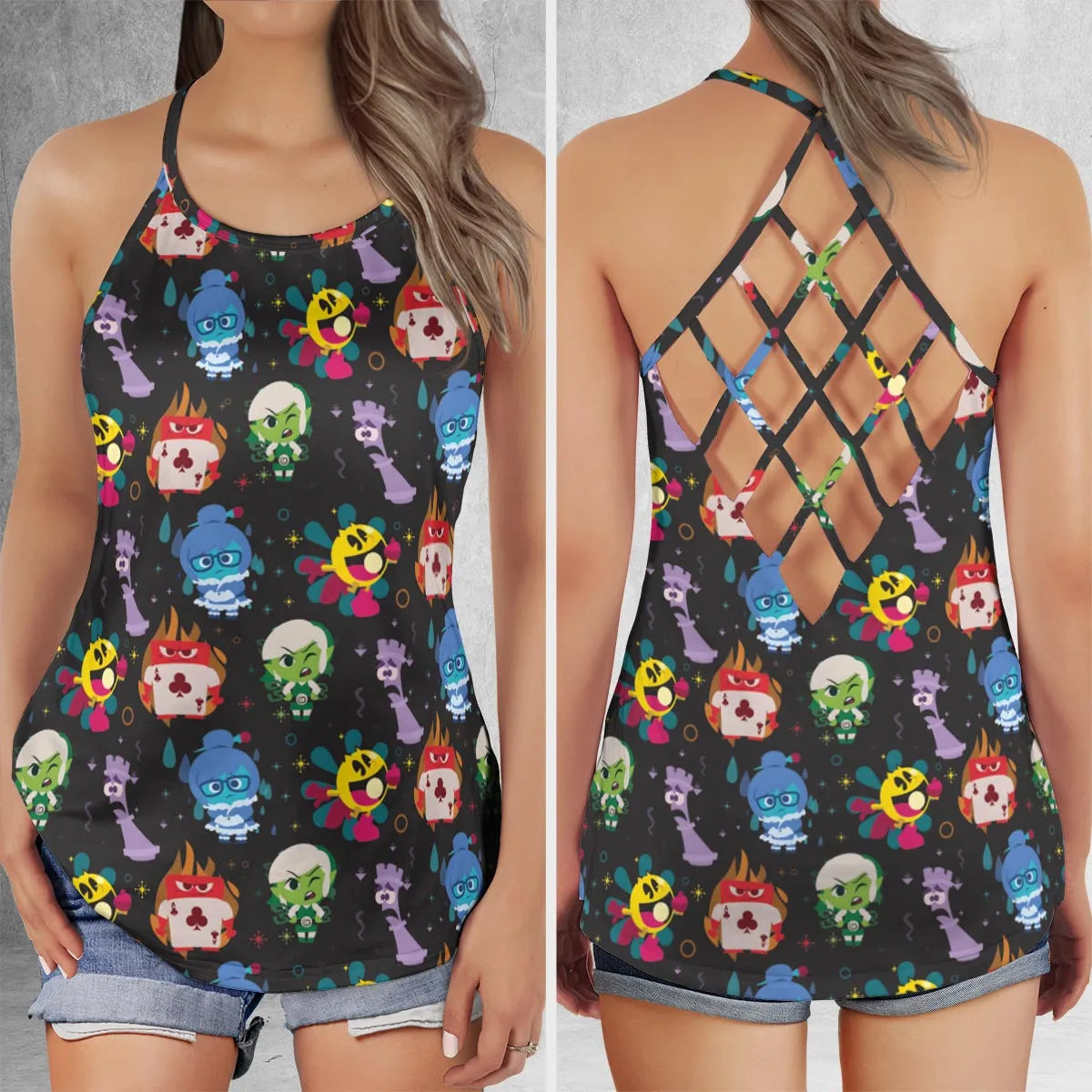 Criss Cross Tank Top - 6FJTFSNP