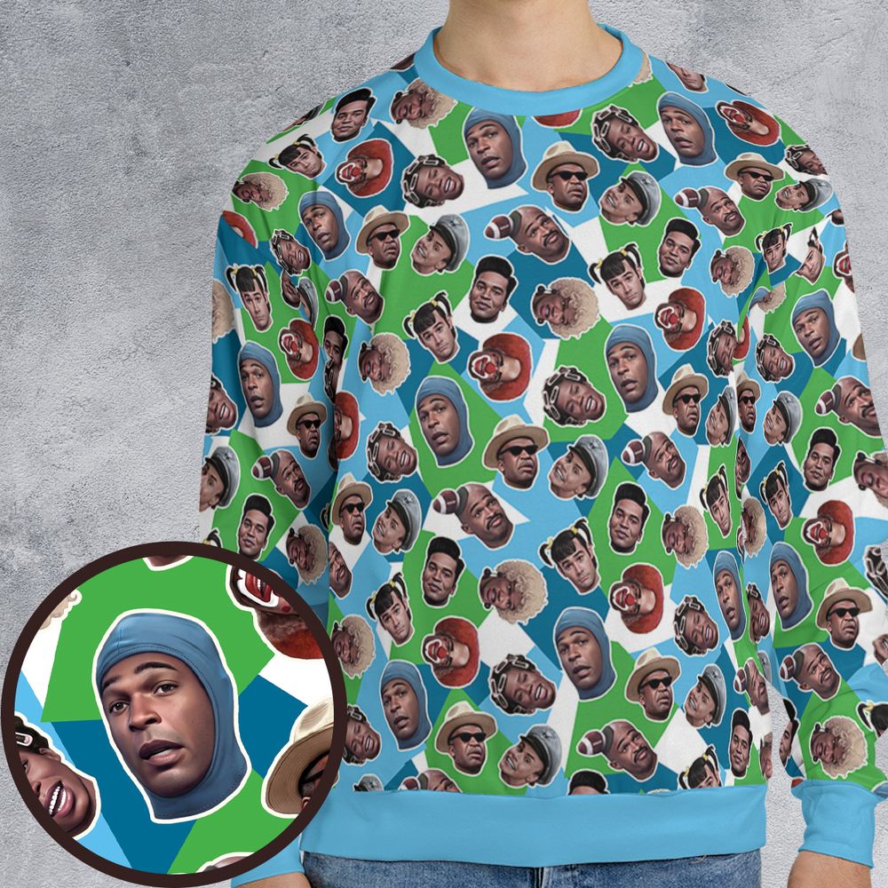 All-over Print Sweatshirt - ENGKHUZ9 -  - 1