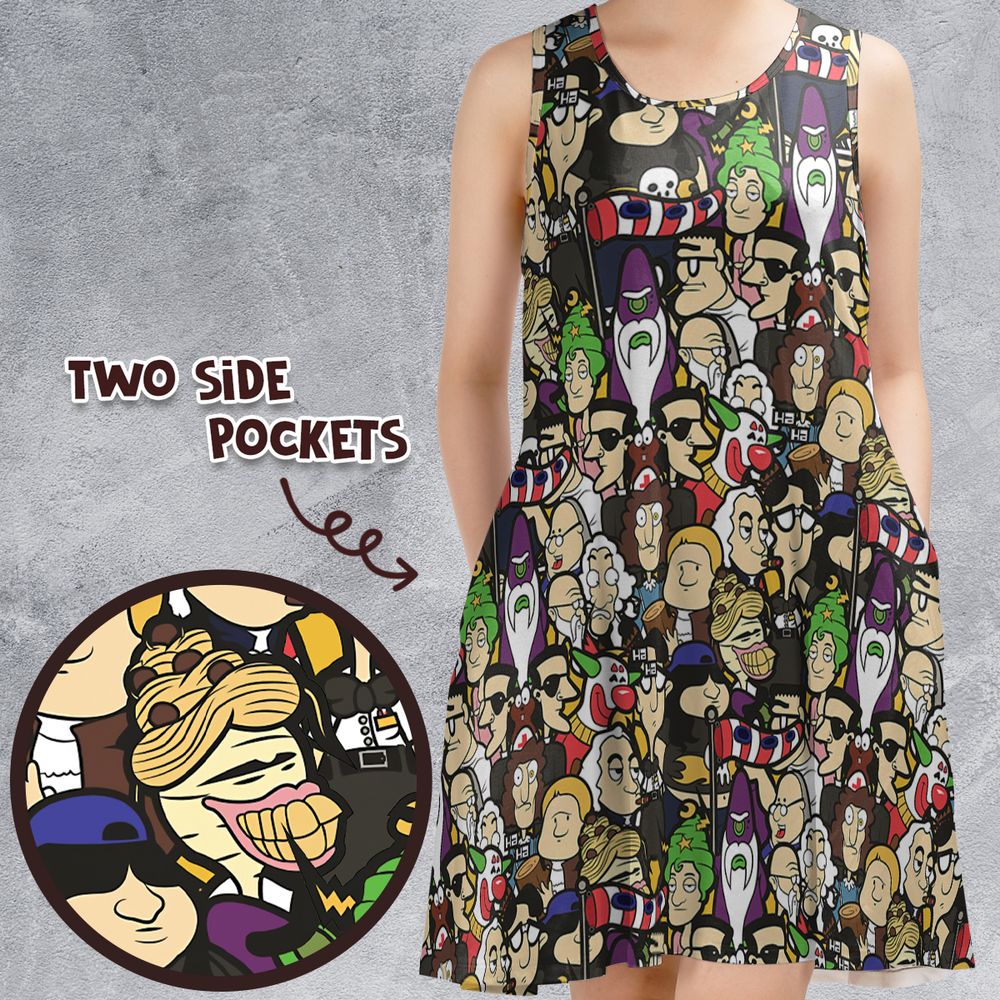 Sleeveless Dress - 8NTY463P -  - 1