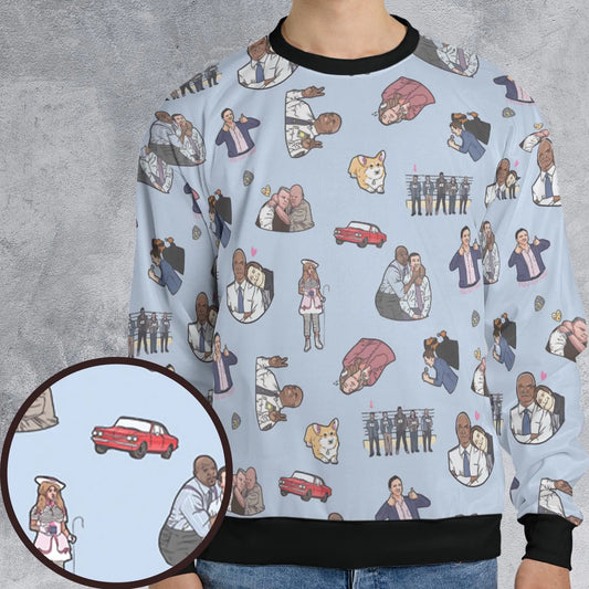 All-over Print Sweatshirt - VCUT5TL4