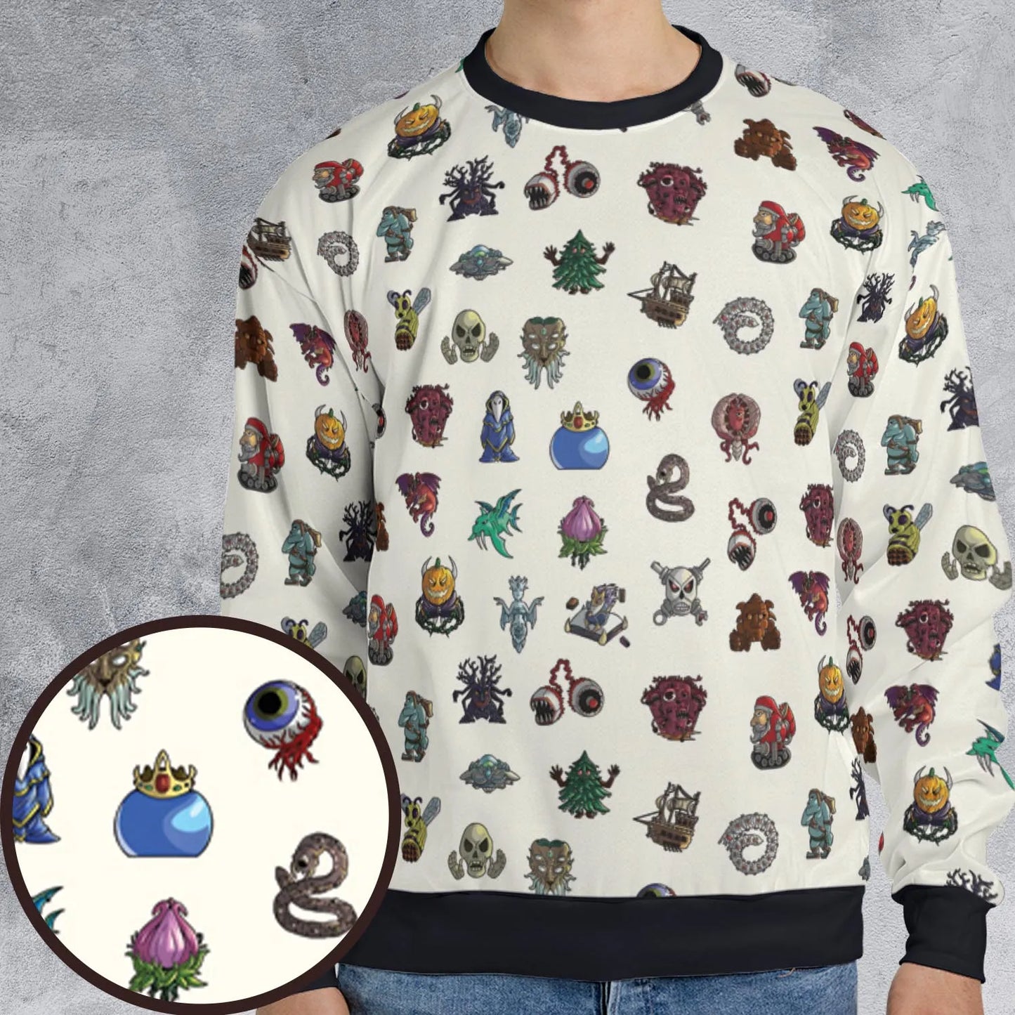 All-over Print Sweatshirt - 2DJRCRP7