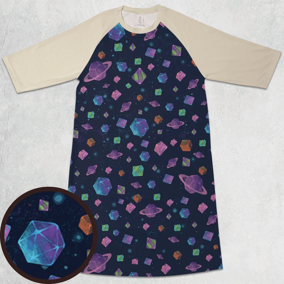 3/4 Sleeve Raglan Dress - 8D281A1G
