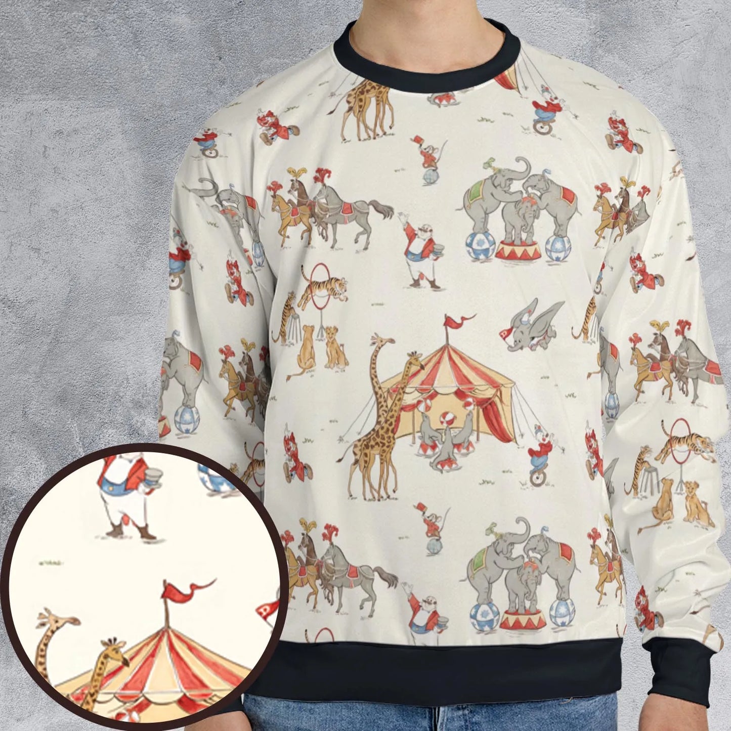 All-over Print Sweatshirt - NAYVPB4X