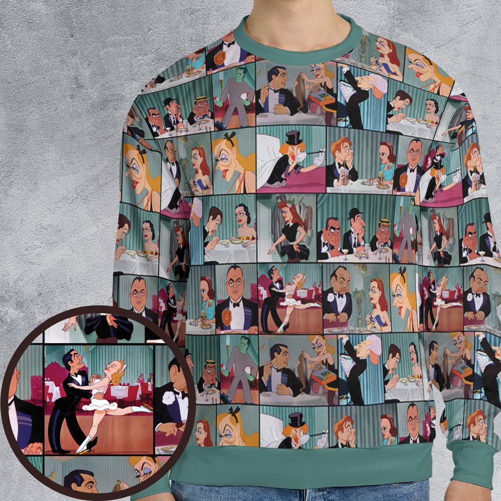All-over Print Sweatshirt - WQS17GCV -  - 1