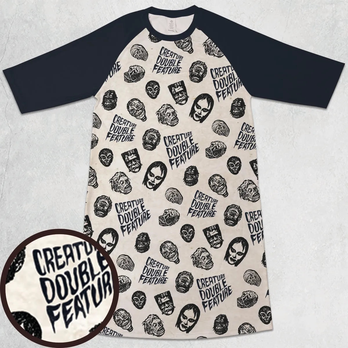 3/4 Sleeve Raglan Dress - GBTB6U7N
