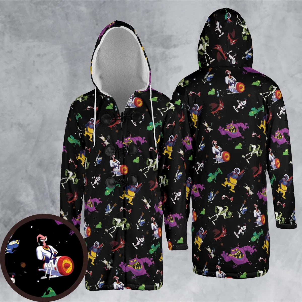 Hooded Cloak Coat - 7587W2L9