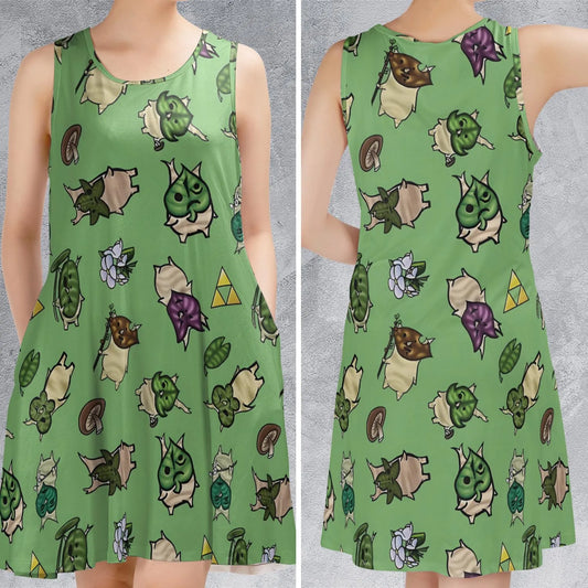 Sleeveless Dress - XETAKTVA