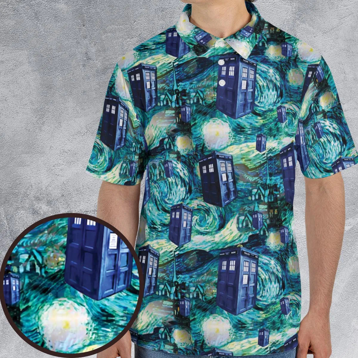 AOP Men/Women Polo Shirt - 84BAWAH8