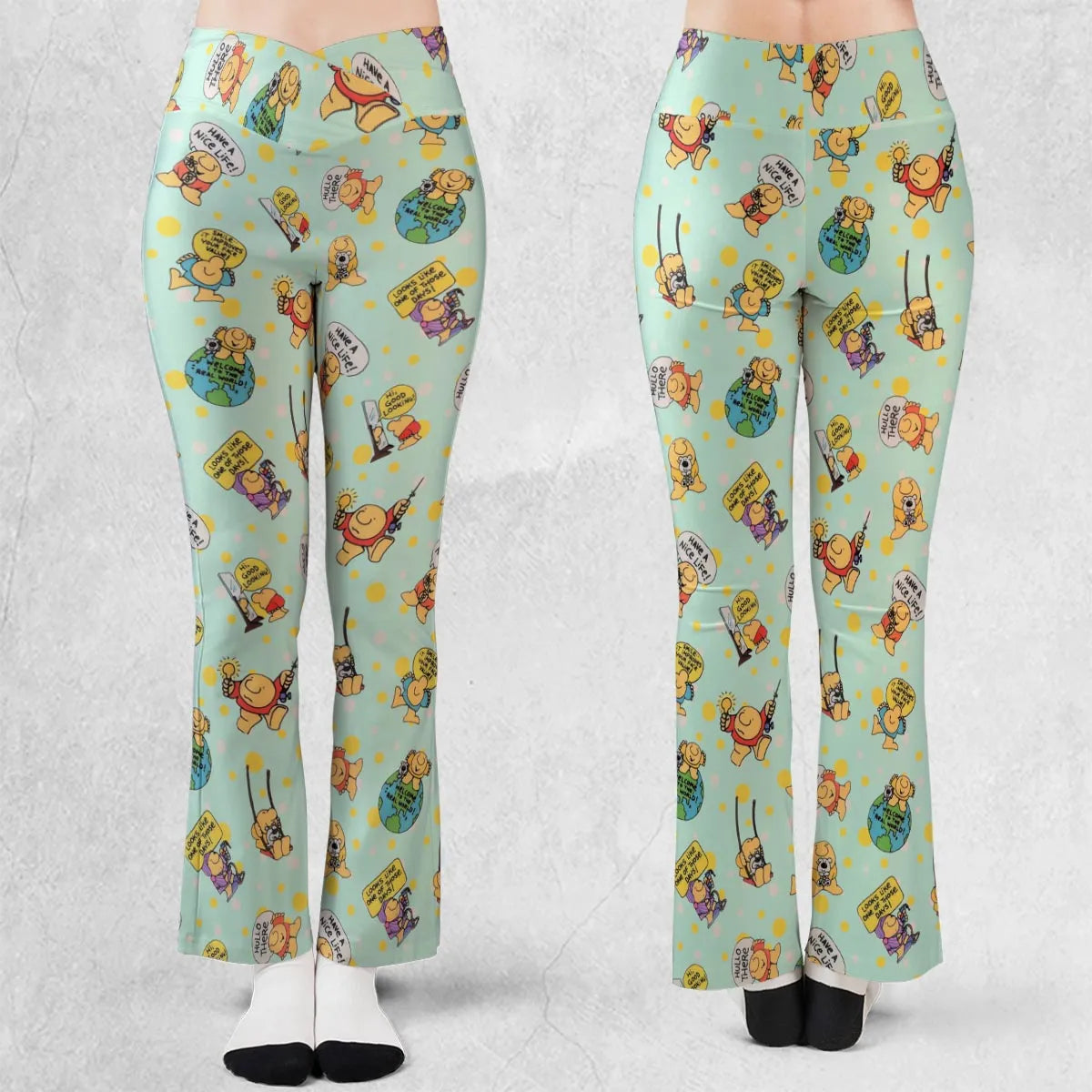 Flare Leggings - XMBCPWZK