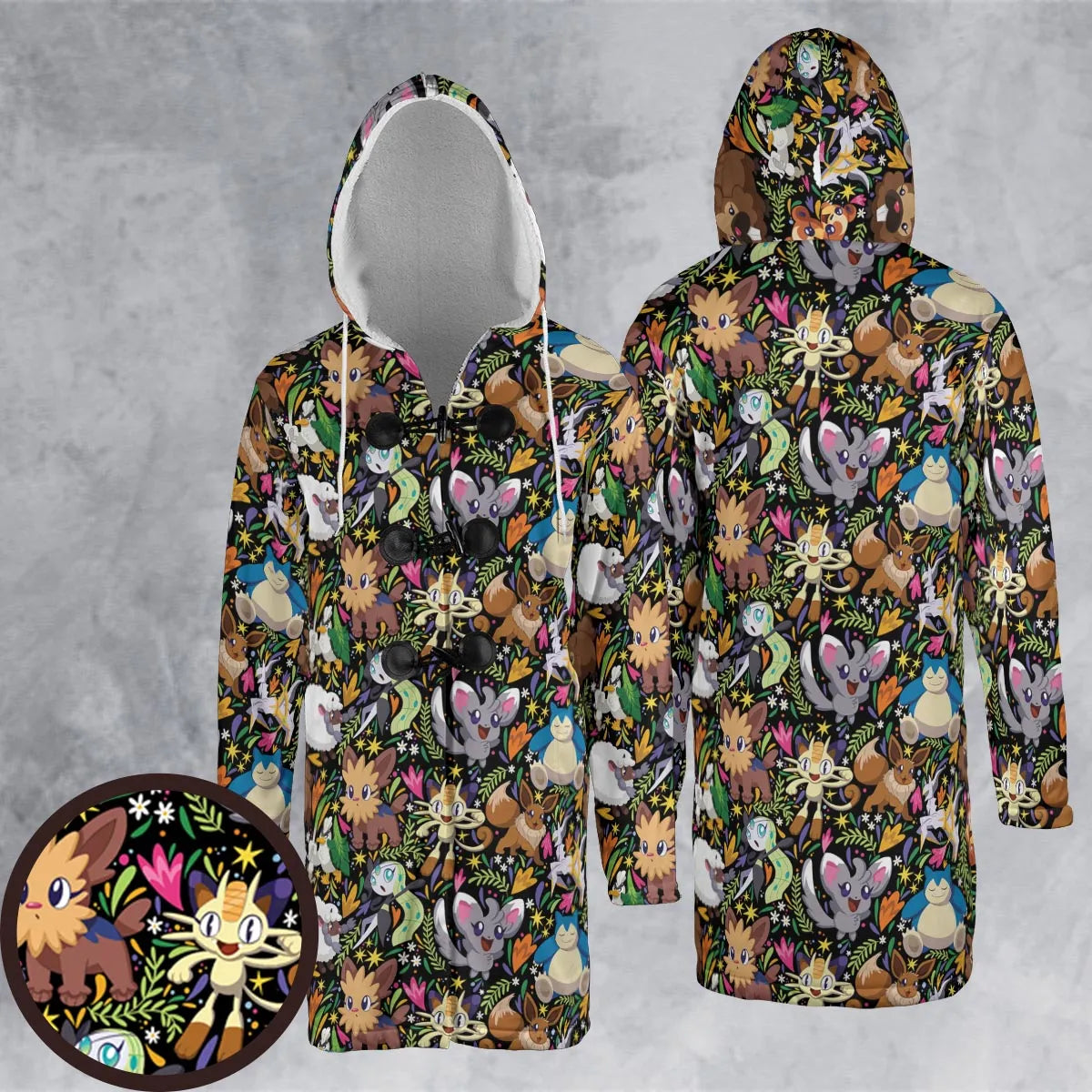 Hooded Cloak Coat - MPQKJ7BW