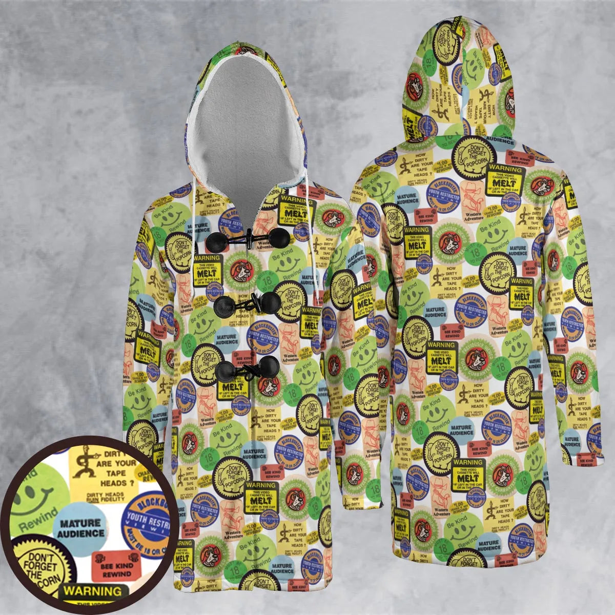 Hooded Cloak Coat - NJBEMQHA