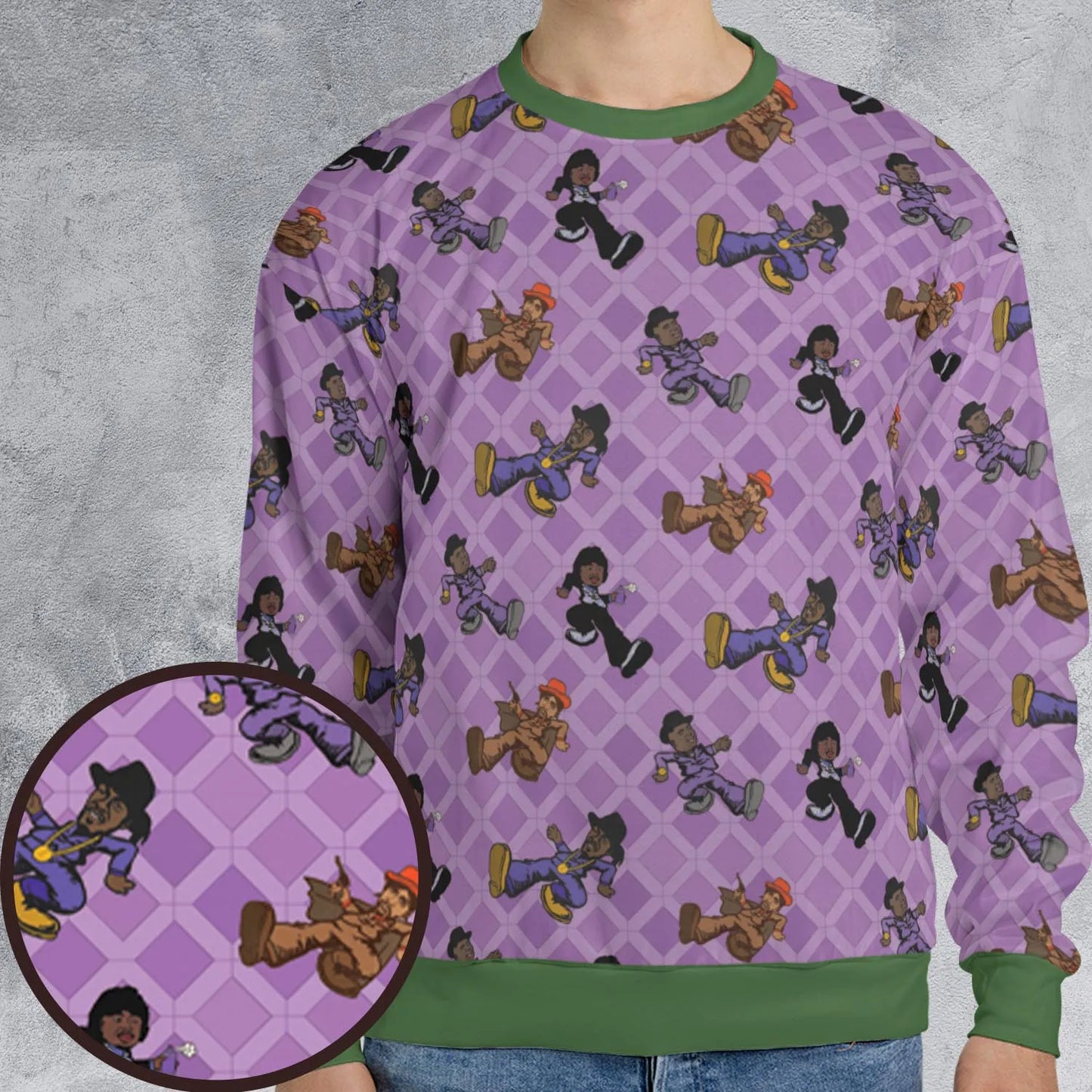 All-over Print Sweatshirt - LSVV5NUZ