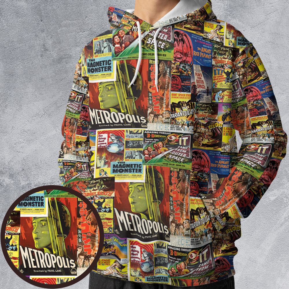 All-over Print Hoodie - SDE2CJVE -  - 1