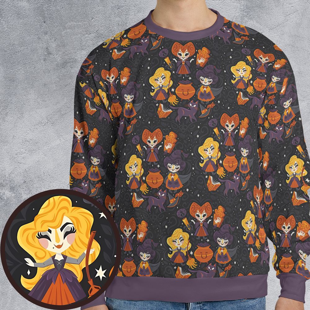All-over Print Sweatshirt - 9KK3CWVD -  - 1