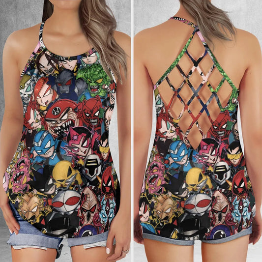 Criss Cross Tank Top - 6WNBY6AH