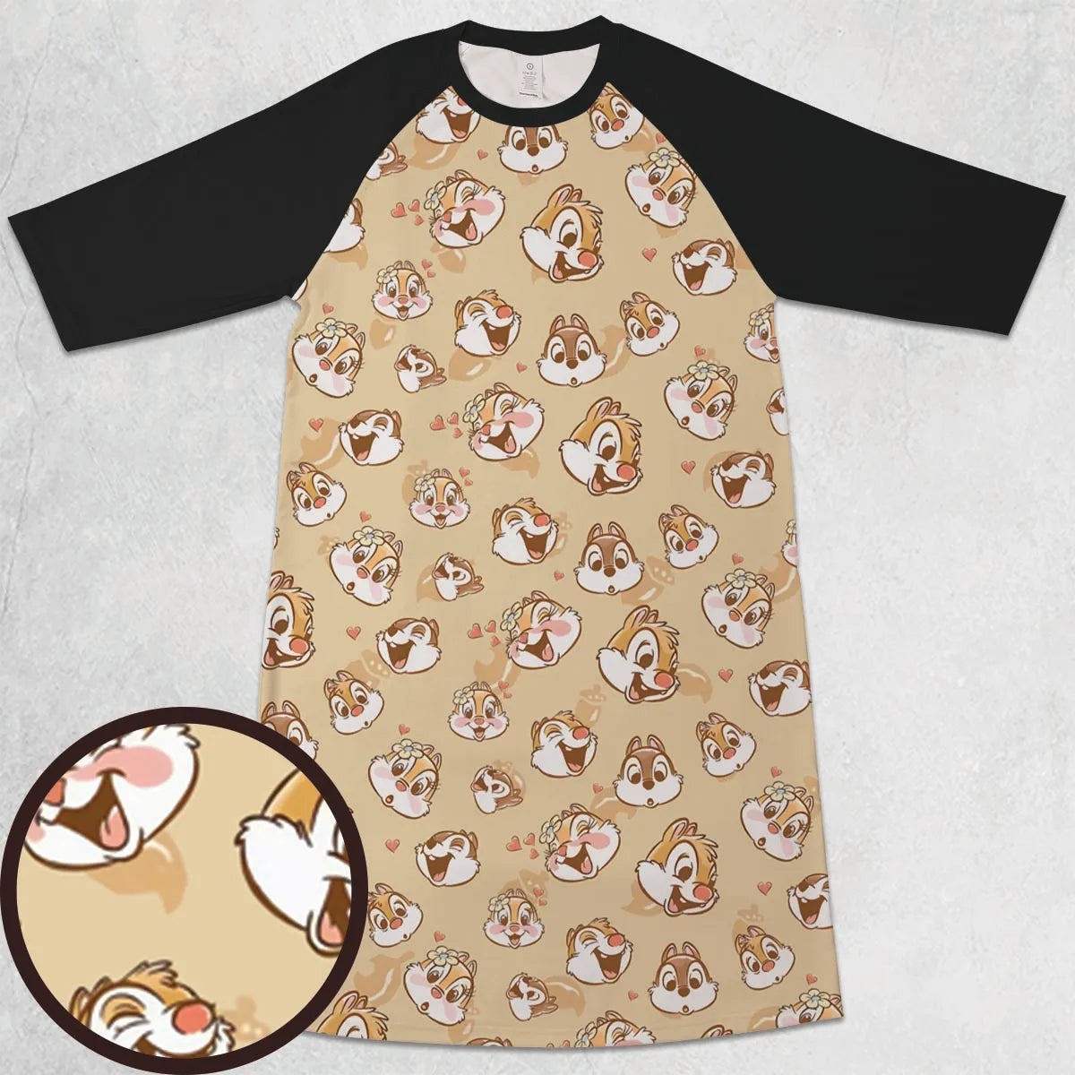 3/4 Sleeve Raglan Dress - 344BEDTJ