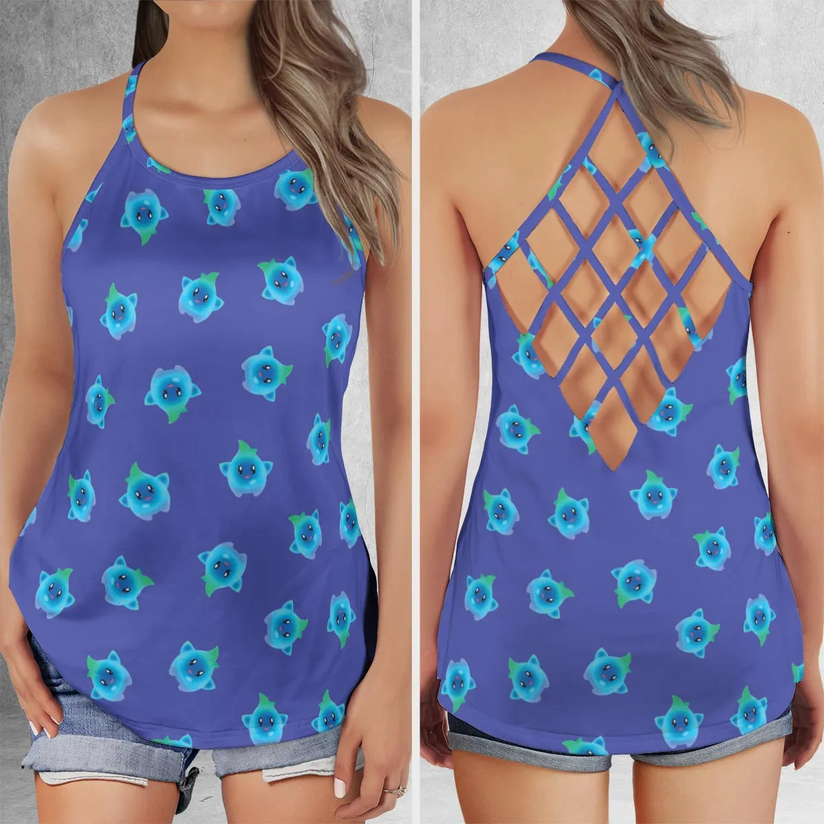 Criss Cross Tank Top - BH2BGU8G