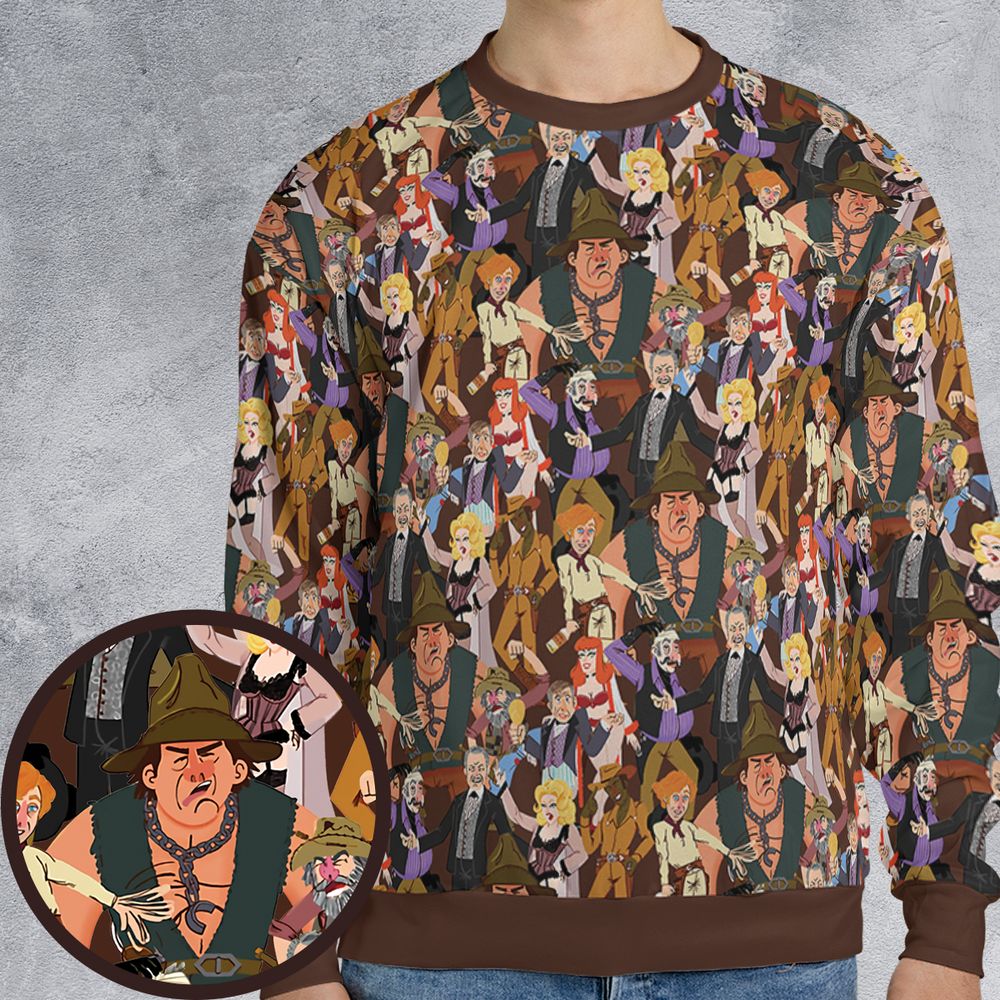 All-over Print Sweatshirt - GVV875T1 -  - 1
