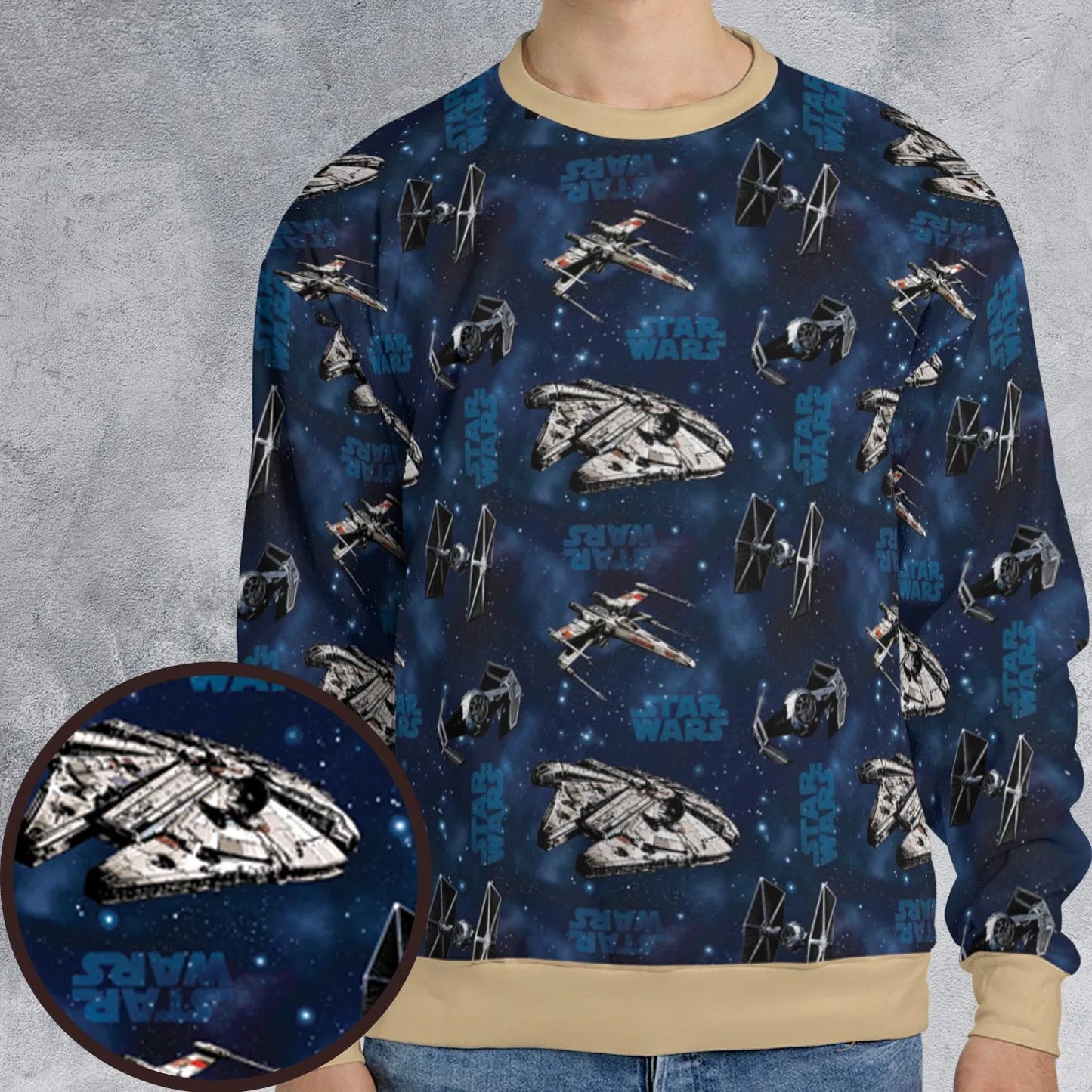 All-over Print Sweatshirt - TCHVAL3Q