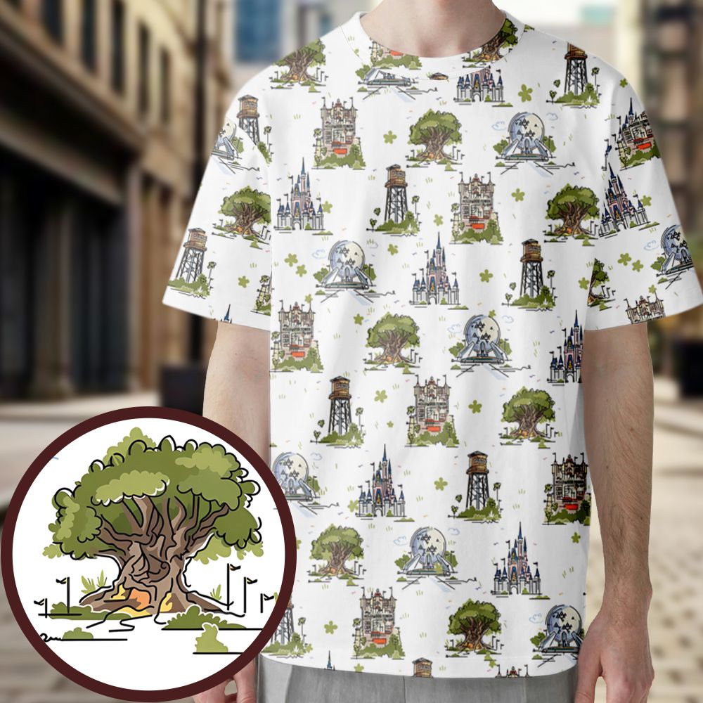 All-Over Print Unisex T-Shirt - 3G1LHCJK -  - 1