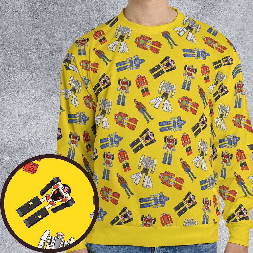 All-over Print Sweatshirt - V596E7RW -  - 1