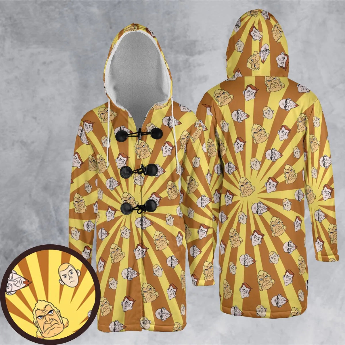 Hooded Cloak Coat - AR58BR7V